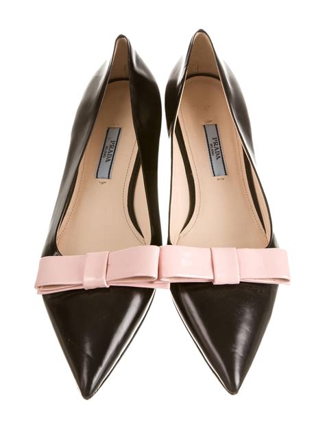 prada milano flats|prada flat heel shoes.